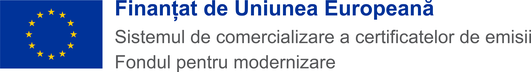 Finanțat de Uniunea Europeană – Fondul pentru modernizare